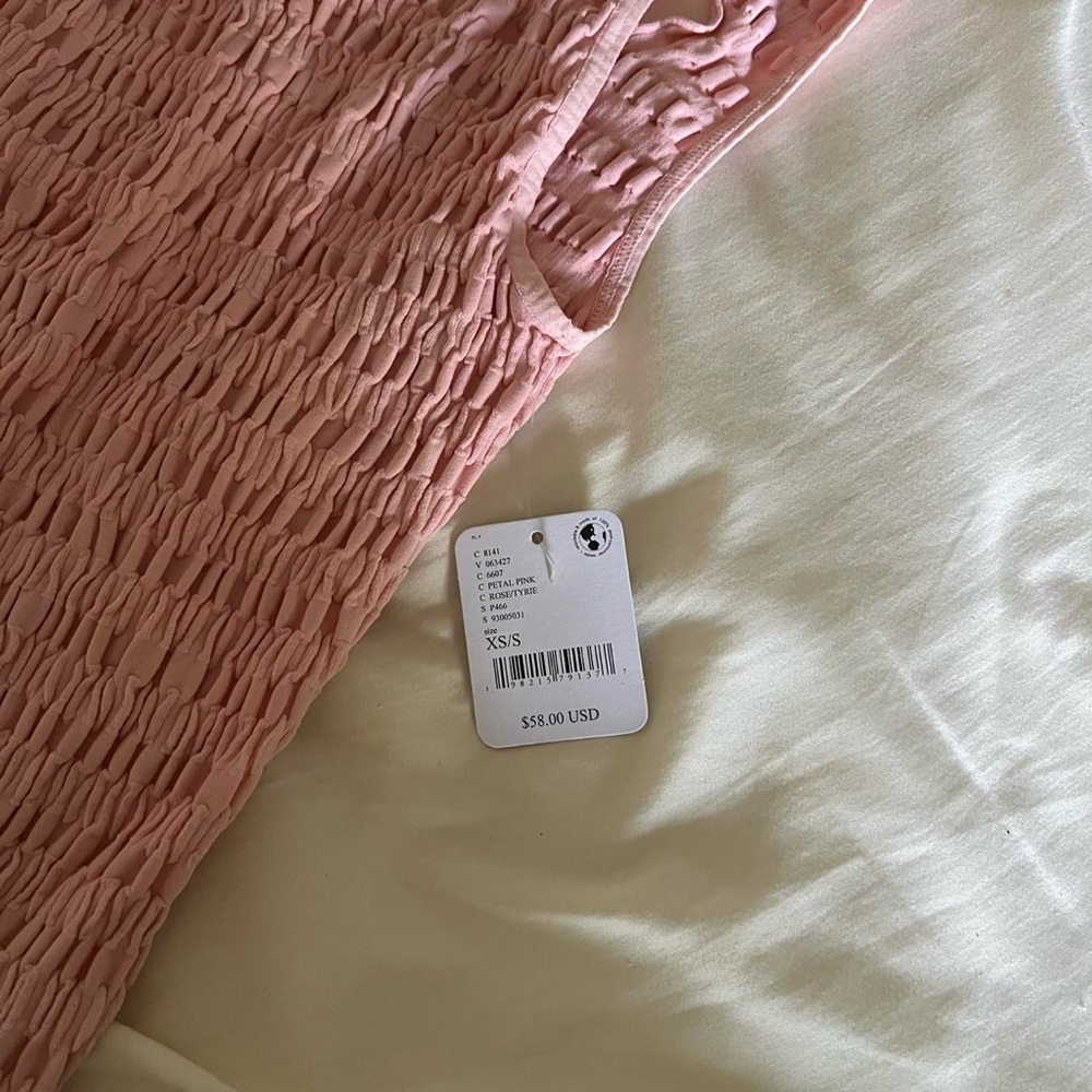 Free People Pink Ribbed Bodysuit - Picture 4 of 4